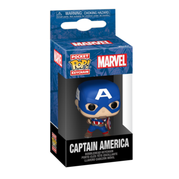 FUNKO POP! Atslēgu piekariņš: Marvel - Captain America (82492F)