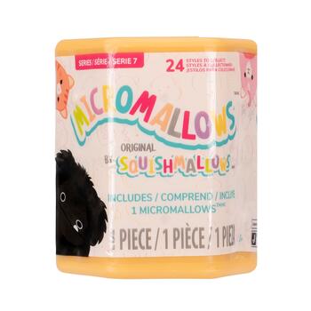 SQUISHMALLOWS Micromallows plīša rotaļlieta slēgtā iepakojumā, 6 cm (DIS1768)