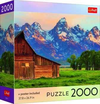 TREFL Пазл с постером Хребет Титон, 2000 шт. (99271T)