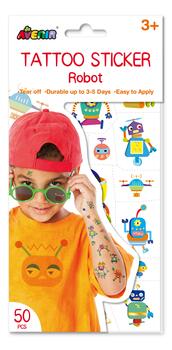 AVENIR Tetovējumu uzlīmes: Robots (TS218152)