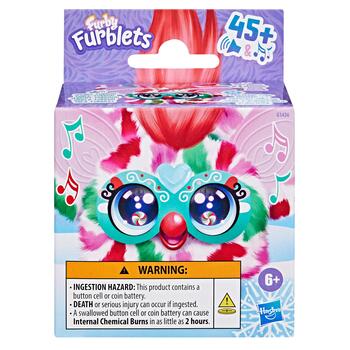 FURBY Интерактивная мягкая игрушка Furblet Pep Mint 5 см (G1436)