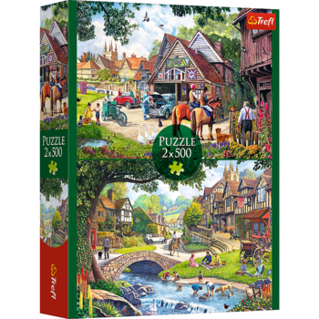TREFL Набор пазлов Idyllic life, 2x500 шт. (37494T)