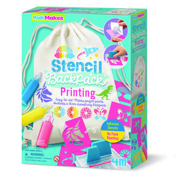4M KidzMaker DIY komplekts Mugursomas apdrukāšanas komplekts (00-04788)