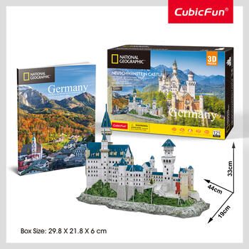 CUBICFUN NatGeo Замок Нойшванштайн (DS0990H)