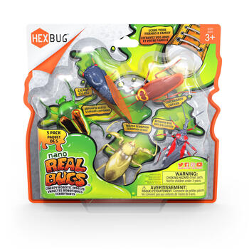 HEXBUG Интерактивная игрушка Nano Real Bugs 5 шт (6068917)