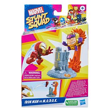 MARVEL Stunt Squad Игровой набор Hero Vs Villain (F6895)