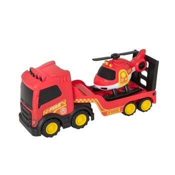 TEAMSTERZ Ugunsdzēsēju transportieris ar helikopteru, 35 cm (1425008)