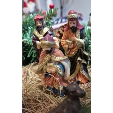 Ziemassvētku figūriņas dzimšanas ainai - 10 gabalu komplekts Ruhhy P24823