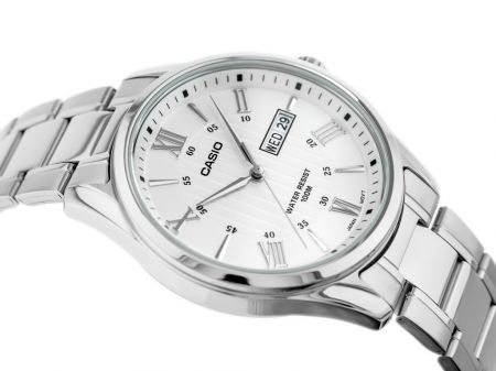 CASIO Мужские наручные часы MTP-1384D-7A (ZD108A) + BOX silver