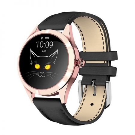 Gino Rossi Smartwatch SW017-6 r.gold/black (SG011F)