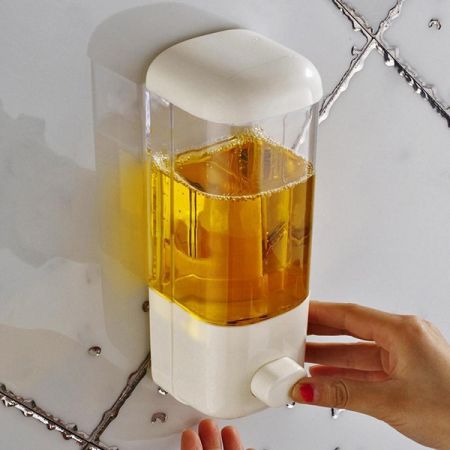 Дозатор для мыла 500ml белый (PAG191A)