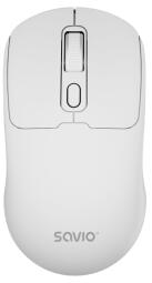 Datorpele Savio MB-04 Silent USB-C/2.4GHz/BT White (MB-05)