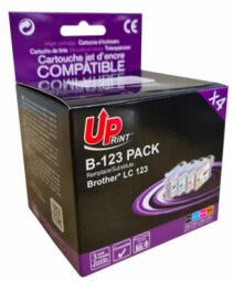 Tintes kārtridžs UPrint Brother LC123 Multipaka (B-123-PACK-UP)