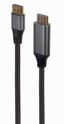 Gembird Premium Series DisplayPort Male - HDMI Male 4K 1.8 (CC-DP-HDMI-4K-6)