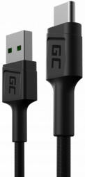 Green Cell GC PowerStream Fast Charging Ultra Charge USB-A Male - USB-C Male Cable 30cm (KABGC25)