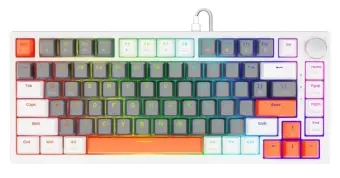 Klaviatūra Savio Gasket magnetic ASTRAL OUTEMU White Jade 3-color keycaps (5905106070184)