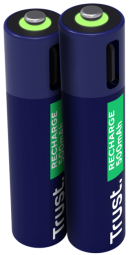 Baterijas Trust USB-C Rechargeable AAA Batteries 2pack (25585)