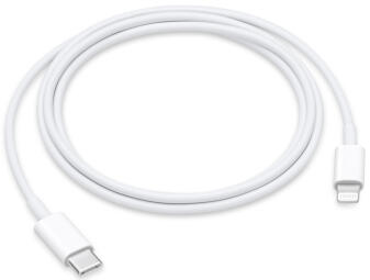 Kabelis Apple USB Type-C Male - Lightning Male 2m White (MW2R3ZM/A)