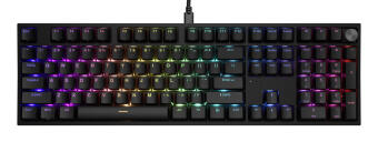 Klaviatūra Genesis Thor 404 RGB Black Outemu Peach Silent (NKG-2298)