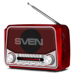 Skaļrunis Sven SRP-150 FM,AM,SW Radio Bluetooth Red (SRP-150/R)