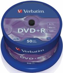 Matricas DVD+R AZO Verbatim 4.7GB 16x 50 Pack Spindle (43550V)