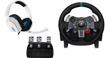 Spēļu stūre Logitech G29 Racing Wheel + Austiņas Astro A10 komplekts (991-000486)