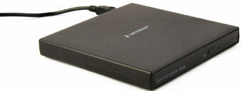 Ārējais diskdzinis Gembird External USB DVD drive Black (DVD-USB-04)