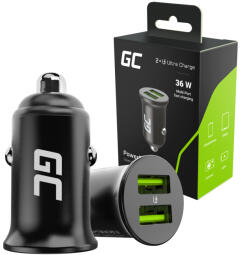 Auto lādētājs PowerRide Nano 36W Ultra Charge Fast Charging (CADM-GC-36AA)
