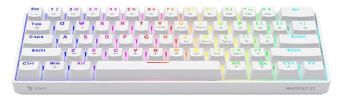 Klaviatūra Savio Whiteout X2 Outemu Peach Silent (5901986049357)