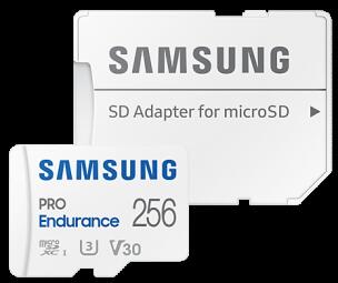 Samsung PRO Endurance microSD 256GB + Adapter (MB-MJ256KA/EU)