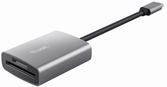 Karšu lasītājs Trust Fast Aluminium USB Cardreader (24136)