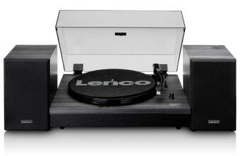 Plašu atskaņotājs Lenco LS-300BK Bluetooth with speakers Black (LS-300BK)