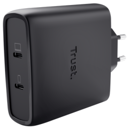 Lādētājs Trust MAXO 100W 2xUSB-C GaN (25527)