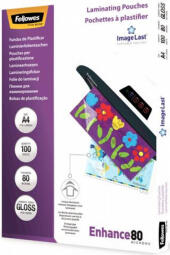 Laminēšanas plēves Fellowes A4 100gab 80u (5306114)
