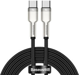 Kabelis Baseus Cafule USB-C Male - USB-C Male 2m 100W (CATJK-D01)