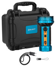 Lukturis Olight Marauder Mini 2 10000 Lumens USB-C Blue (MARAUDER MINI 2 ROAD)