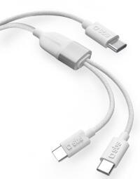 Adapteris SBS Splitter-Y USB-C 2.0 1.5m 60W PD (TECABLETCC2IN1)