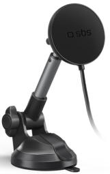 Telefona turētājs SBS MagSafe Magnetic Telescopic 15W (TESUPPMAG15WLONGARM)
