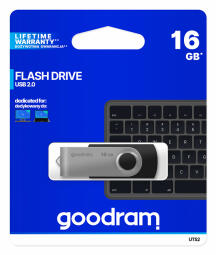 Goodram UTS2 16GB USB 2.0 Black (UTS2-0160K0R11)