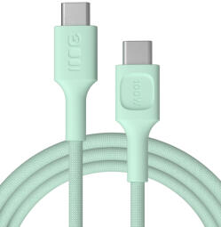 Kabelis Green Cell PowerStream USB Type-C Male - USB Type-C Male 100W Mint Green 2m (KABGC100PS200MG)
