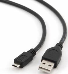 Kabelis Gembird USB Male - MicroUSB Male 1.8m Black (CCP-MUSB2-AMBM-6)