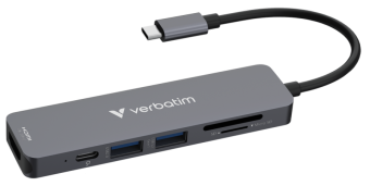 Dokstacija Verbatim USB-C Essentials Multiport Hub 6 Port (32156V)