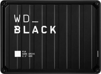Ārējais cietais disks Western Digital P10 Game Drive 4TB Black (WDBA3A0040BBK-WESN)