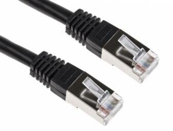 Brackton RJ45 Male - RJ45 Male 2m Black CAT6 (CAT-626-0200.B)
