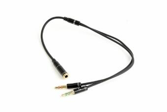 Gembird 2 x 3.5mm Combo Male - 3.5mm Mic/Audio Metal (CCA-418M)