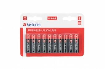 Verbatim AA Alkaline Batteries 1.5V (49875V)