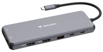 Dokstacija Verbatim USB-C Pro Multiport Hub 13 Port (32153V)