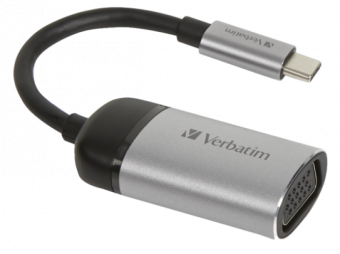 Adapteris Verbatim USB-C to VGA 10cm (49145V)
