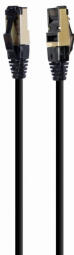 Kabelis Gembird S/ FTP Cat. 8 LSZH Patch Cord Black 7.5 m (PP8-LSZHCU-BK-7.5M)