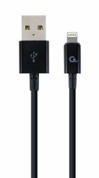 Gembird USB Male - Lightning Male 2m Black (CC-USB2P-AMLM-2M)